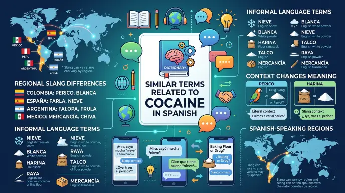 Similar Terms Related to Cocaine in Spanish
