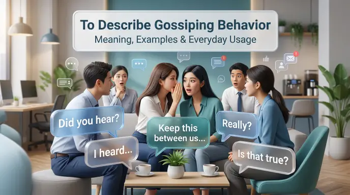 To Describe Gossiping Behavior