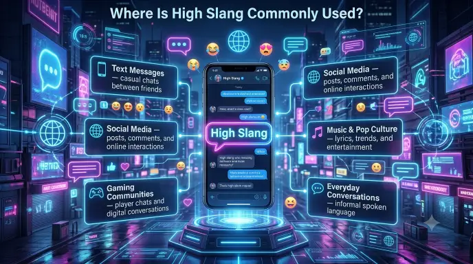 Where Is High Slang Commonly Used?