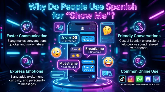 Why Do People Use Spanish Slang for “Show Me”?