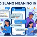 Pisto Slang Meaning in Text