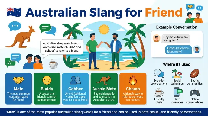 Australian slang for friend