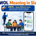 Awol meaning slang