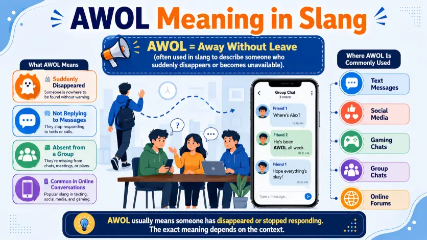 Awol meaning slang