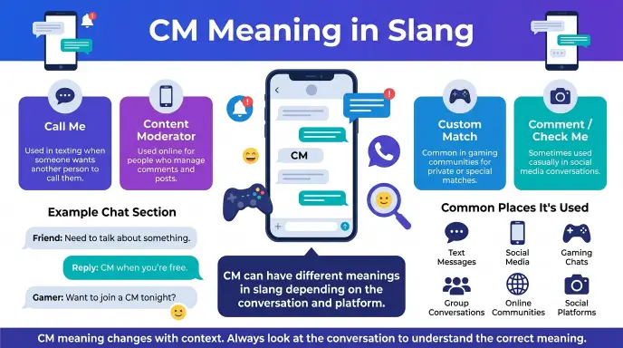 Cm meaning slang