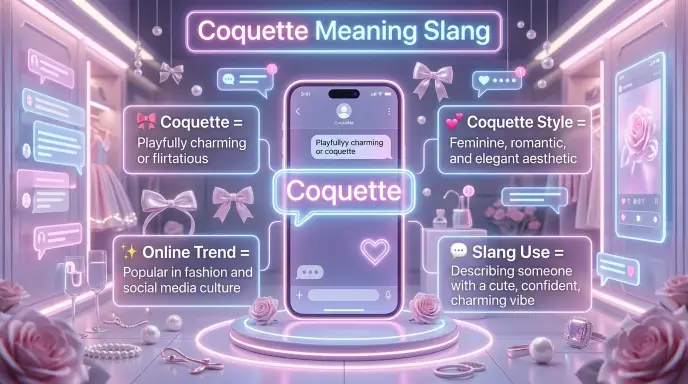 Coquette meaning slang