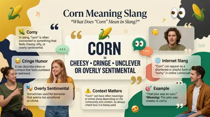 corn meaning slang