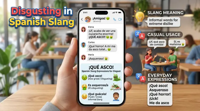 Disgusting in Spanish Slang