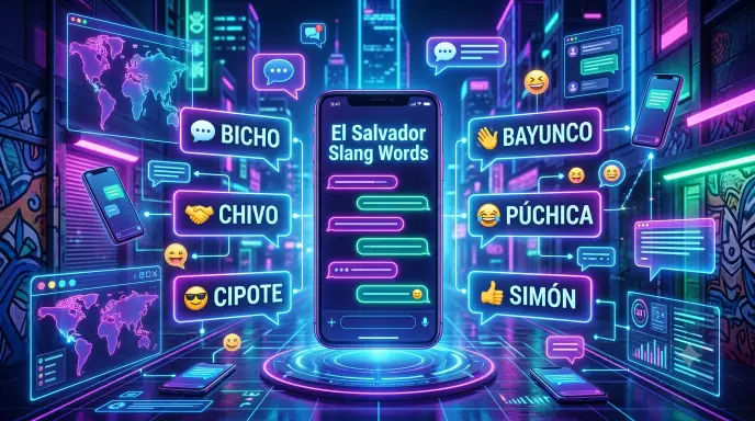 El salvador slang words