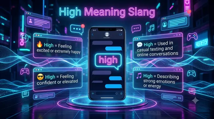 High meaning slang