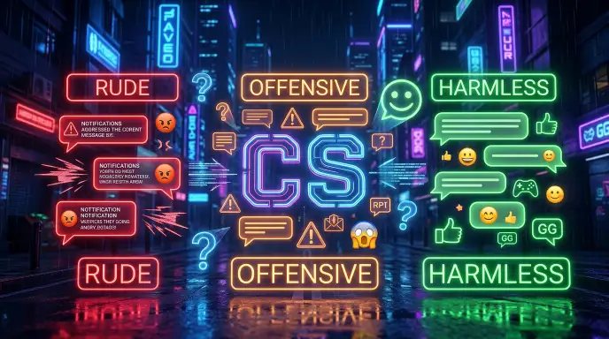 Is CS Rude, Offensive, or Harmless?