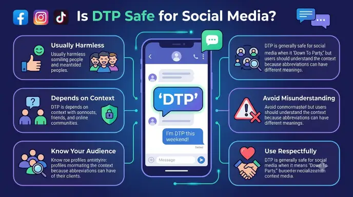 Is DTP Safe for Social Media?