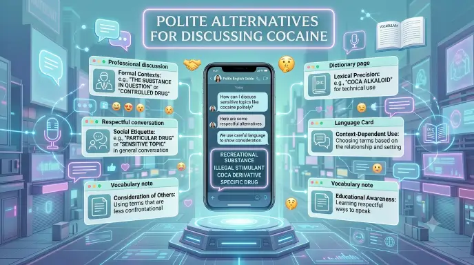 Polite Alternatives for Discussing Cocaine