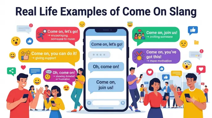 Real Life Examples of Comeon Slang