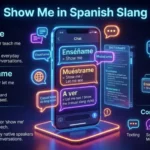Show me in spanish slang