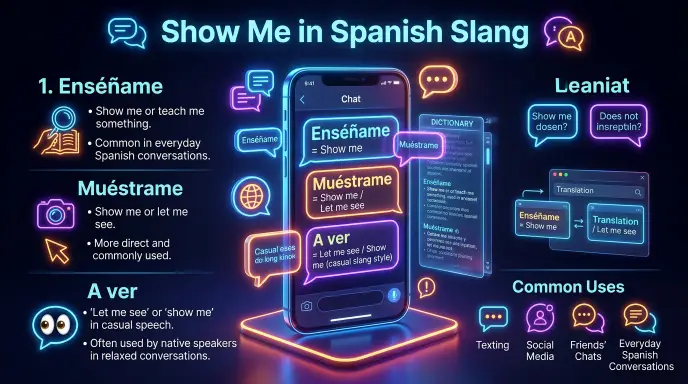 Show me in spanish slang