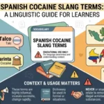 Slang for cocaine in spanish