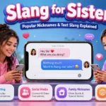 Slang for Sister