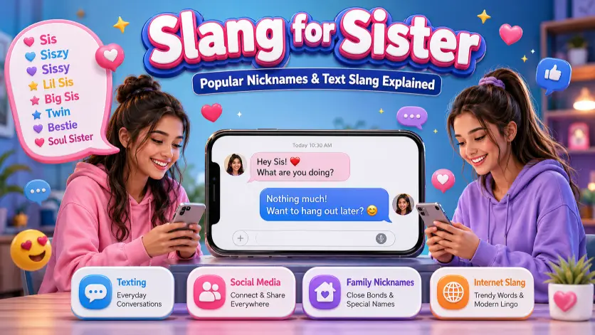 Slang for Sister