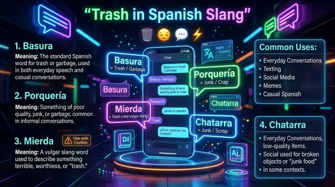 Trash in Spanish Slang