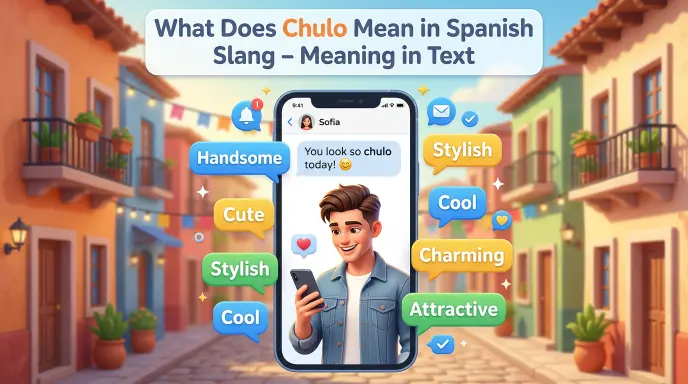 What Does Chulo Mean in Spanish Slang Meaning in Text