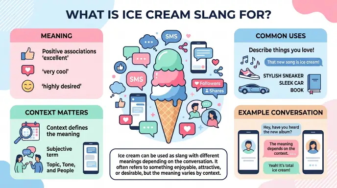 What Is Ice Cream Slang For