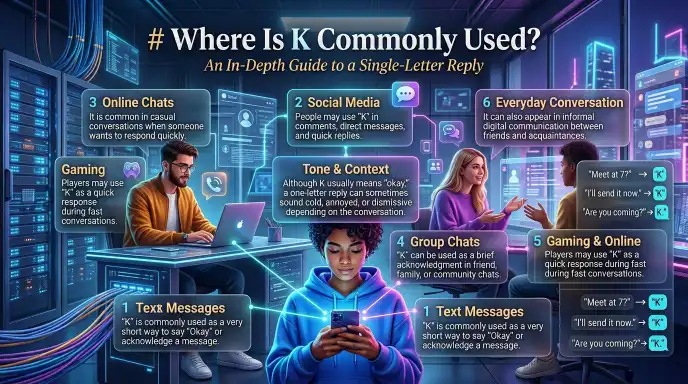 Where Is K Commonly Used?