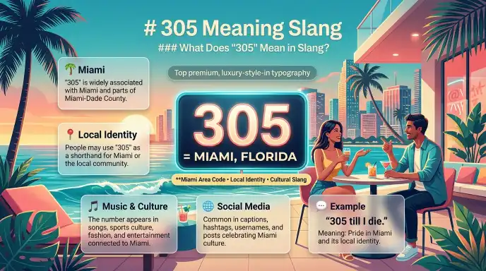 305 Meaning Slang