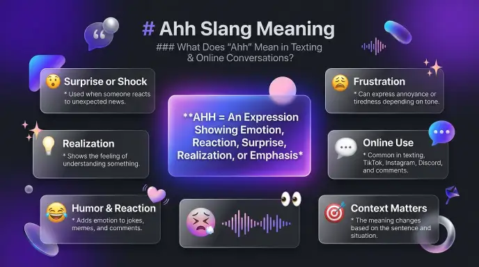 Ahh Slang Meaning