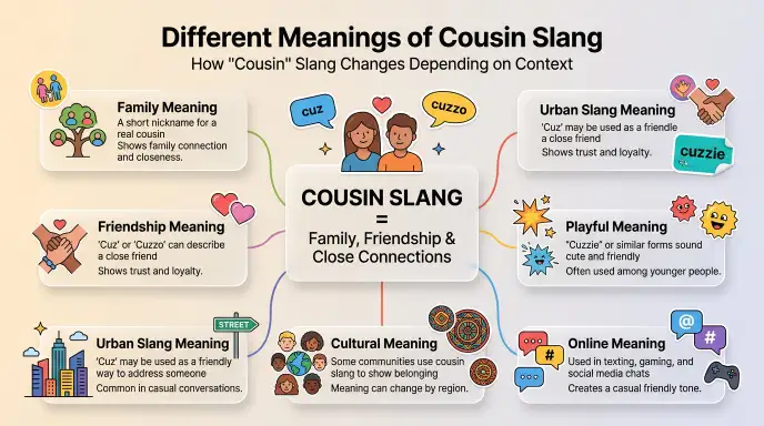 Slang for Cousin: Best Nicknames and Texting Terms - slangmeaninghub.com