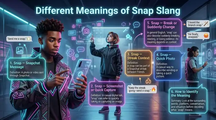 Different Meanings of Snap Slang