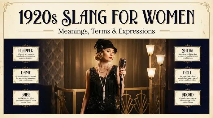 Full Meaning of Popular 1920s Slang for Women