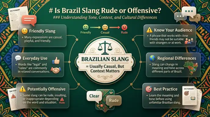 Is Brazil Slang Rude or Offensive?