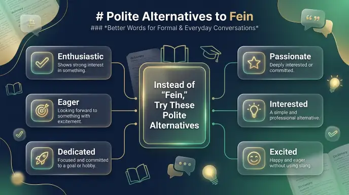 Polite Alternatives to Fein