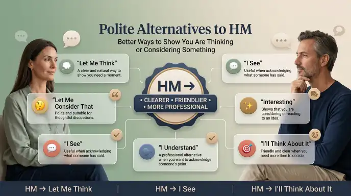 Polite Alternatives to HM