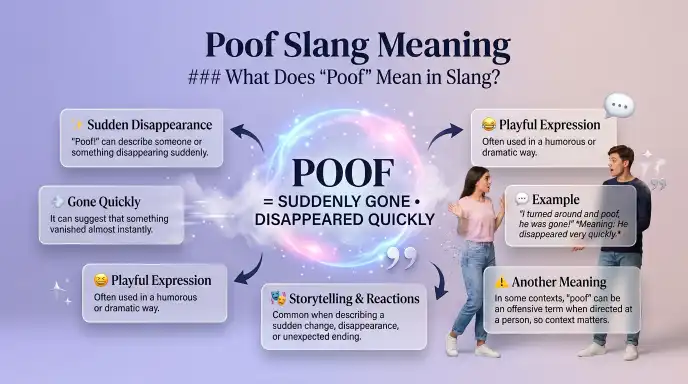 Poof Slang Meaning