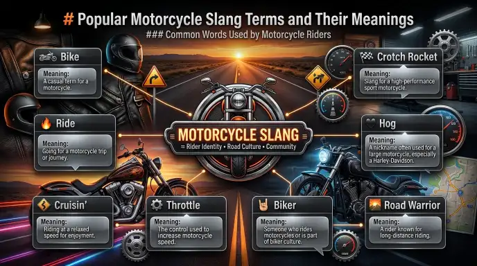 Popular Motorcycle Slang Terms and Their Meanings