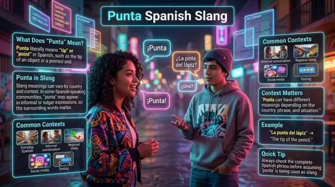 Punta Spanish Slang