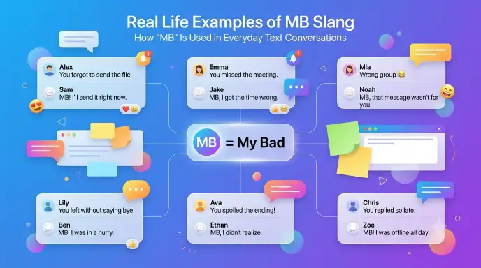 Real Life Examples of MB Slang
