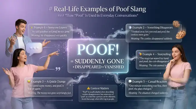 Real-Life Examples of Poof Slang