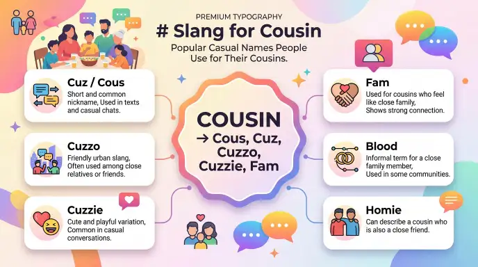 Slang for Cousin: Best Nicknames and Texting Terms - slangmeaninghub.com