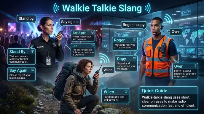 Walkie Talkie Slang