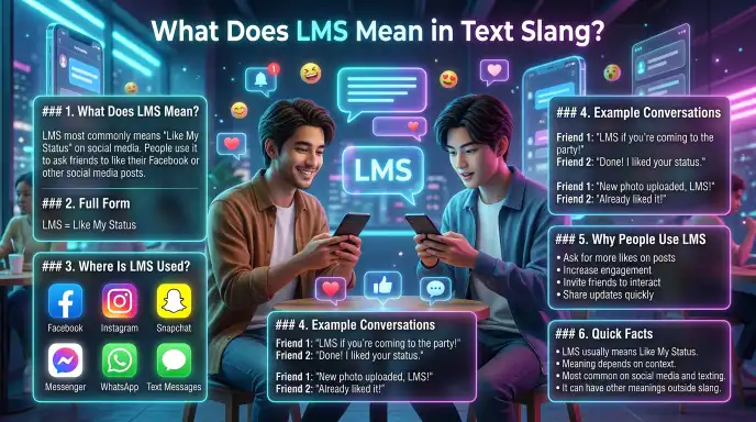 What Does LMS Mean in Text Slang?