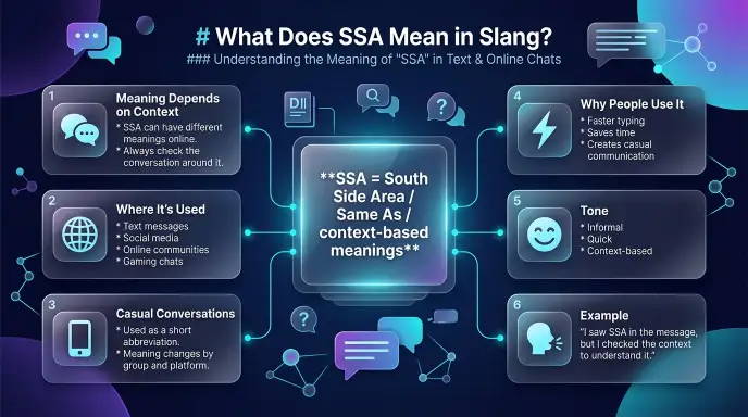 What Does SSA Mean in Slang?