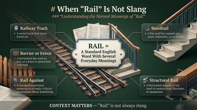 When “Rail” Is Not Slang