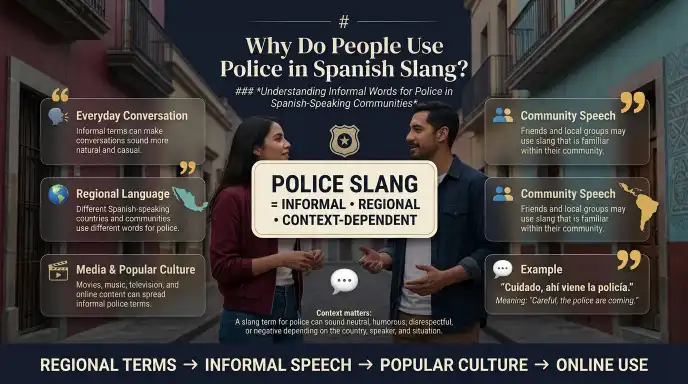 Why Do People Use Police in Spanish Slang?