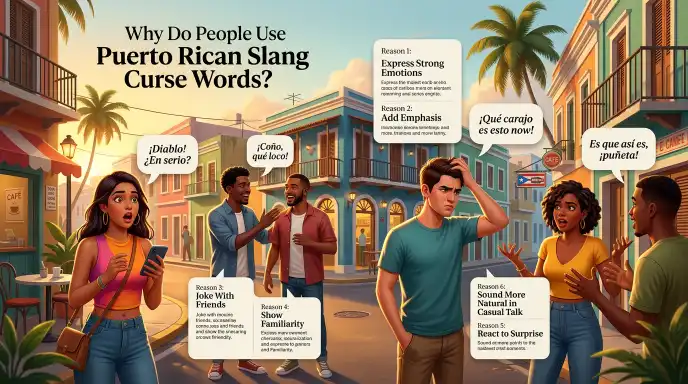Why Do People Use Puerto Rican Slang Curse Words?