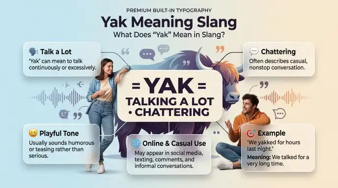 Yak Meaning Slang