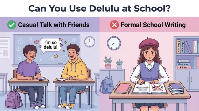 Can You Use Delulu at School?