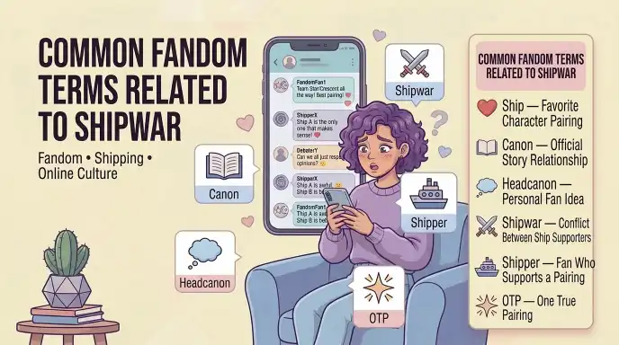 Common Fandom Terms Related to Shipwar